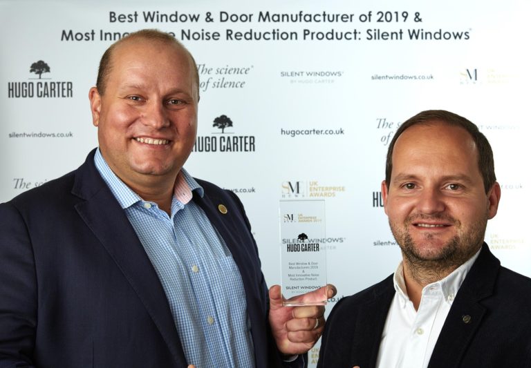 Jacob Figura (Managing Director) and Tomasz Zalewski (Director of Operations) at the Enterprise Awards
